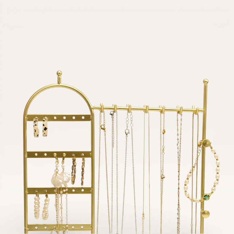 Porte Bijoux en métal doré