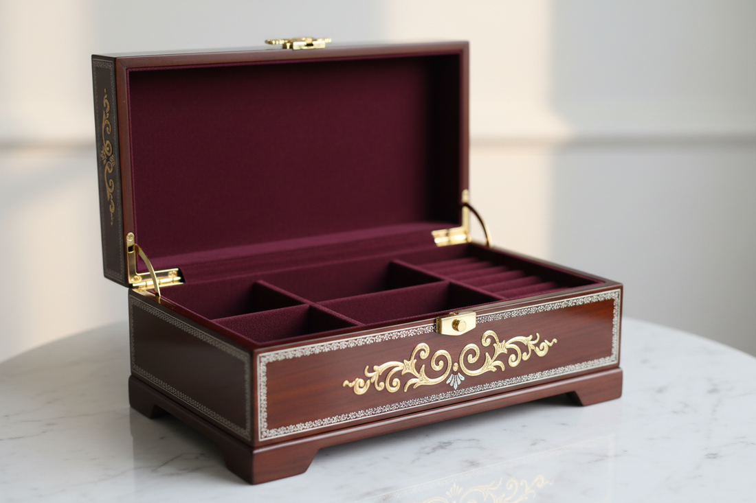 Boite à bijoux en bois