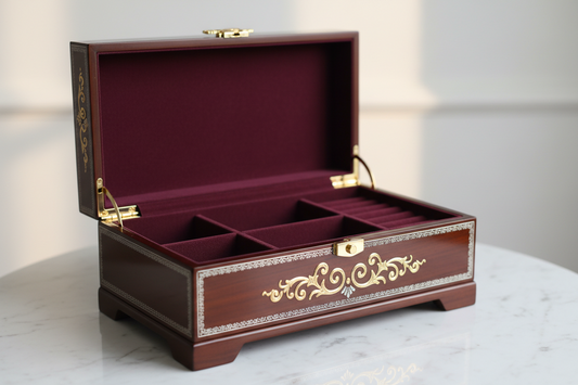 Boite à bijoux en bois