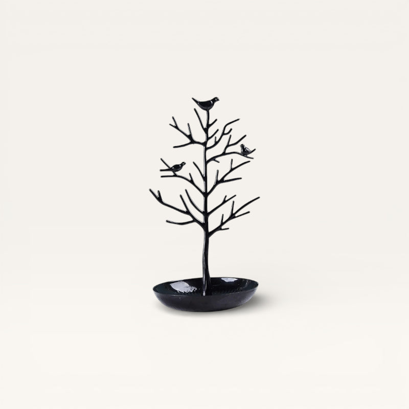 Arbre à Bijoux en métal noir présentation