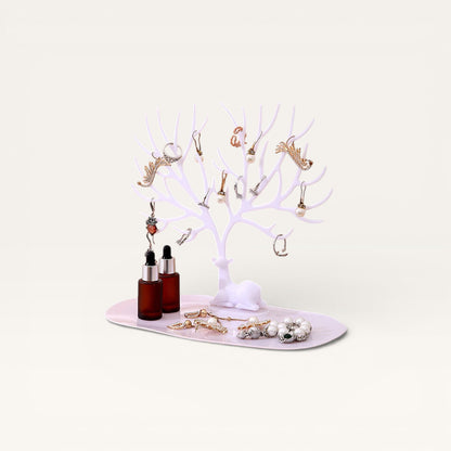Arbre à bijoux cerf blanc