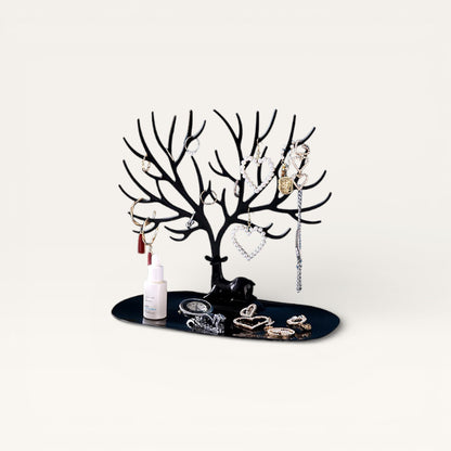 Arbre à bijoux cerf noir présentation