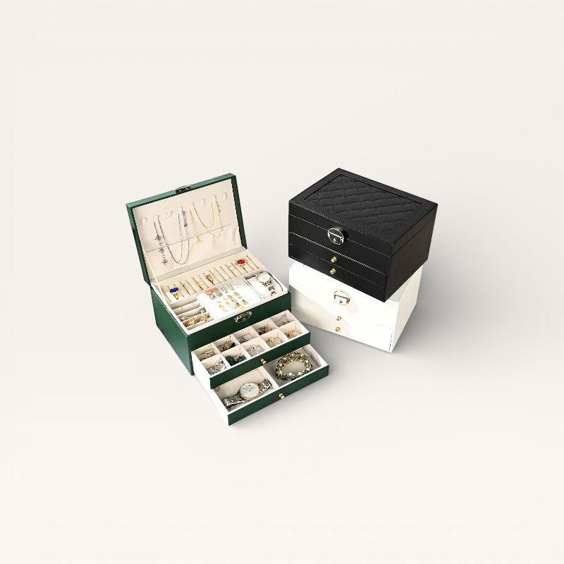 Boîte à bijoux femme ensemble