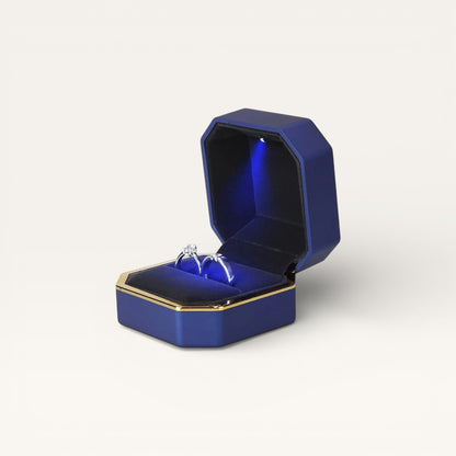 Écrin Bague à LED – vue de face