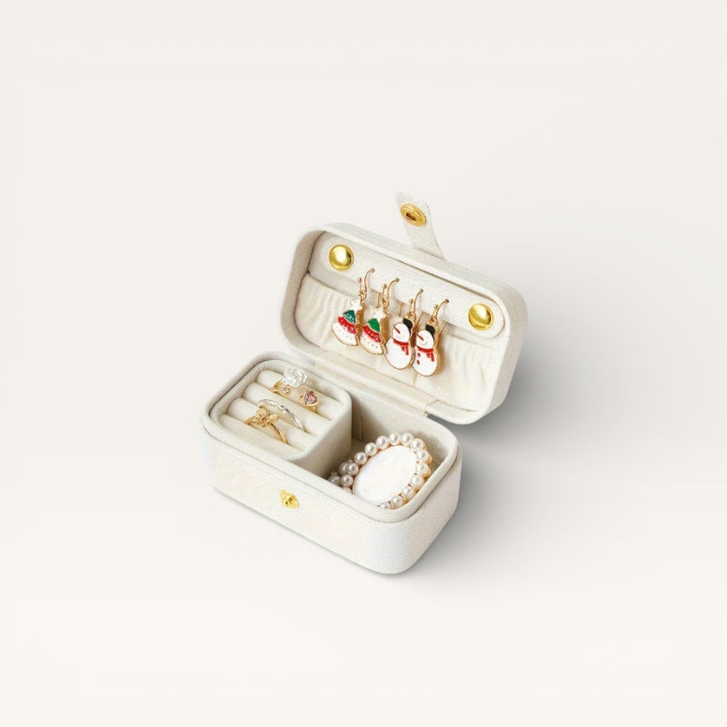 Mini boîte à bijoux de voyage