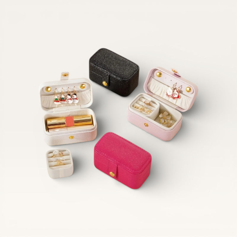 Mini boîte à bijoux de voyage