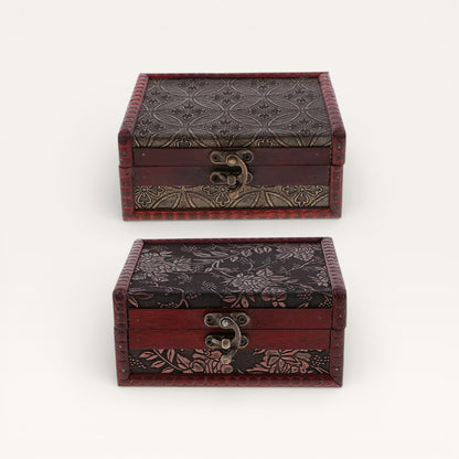 Boîte à Bijoux ancienne en bois