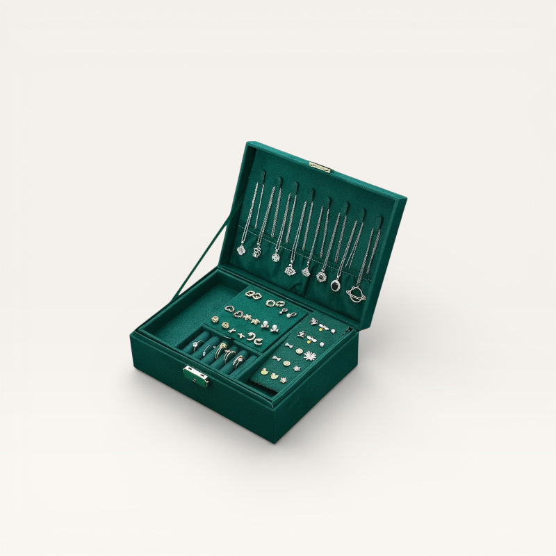 Boîte à Bijoux en Velours