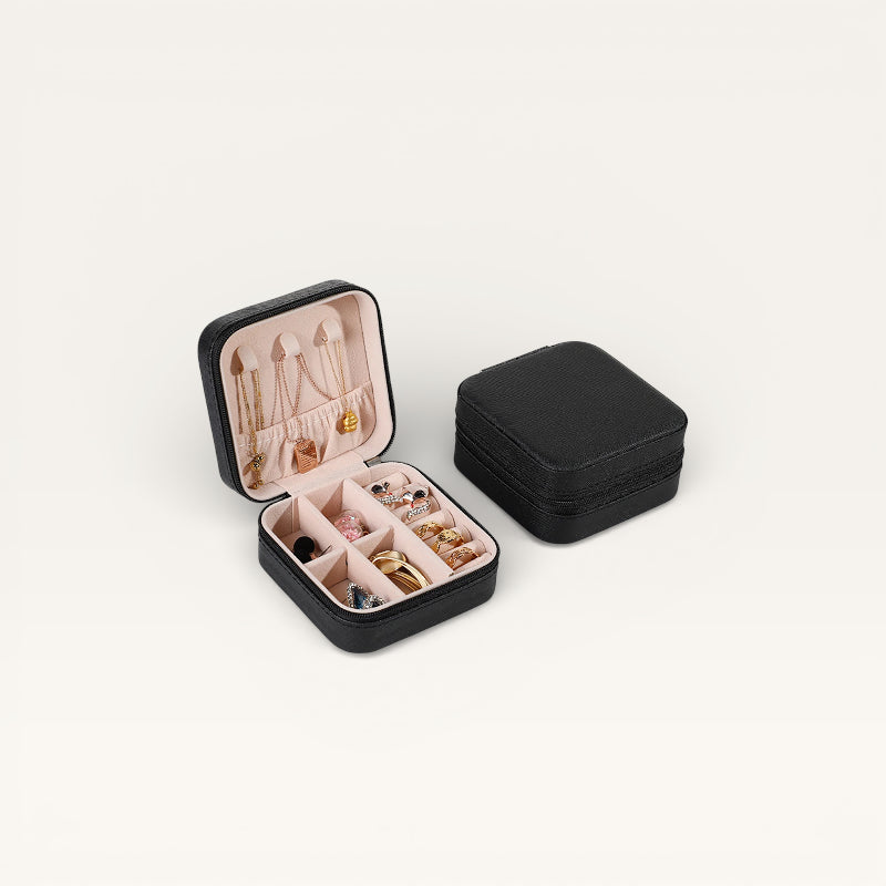 Boîte à bijoux de voyage compact