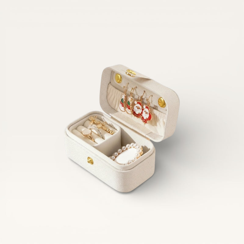 Mini boîte à bijoux de voyage