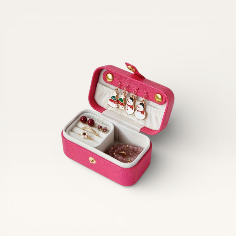 Mini boîte à bijoux de voyage