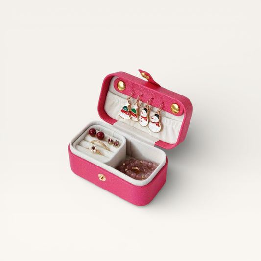 Mini boîte à bijoux de voyage