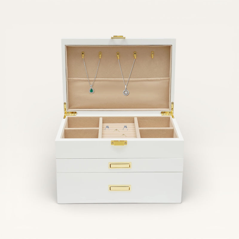 Boîte à bijoux en noyer