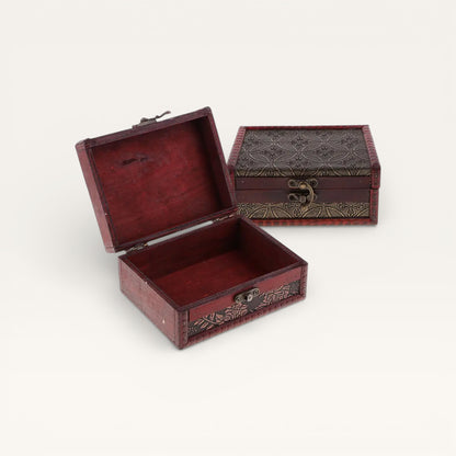 Boîte à Bijoux ancienne en bois