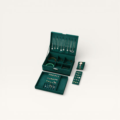 Boîte à Bijoux en Velours