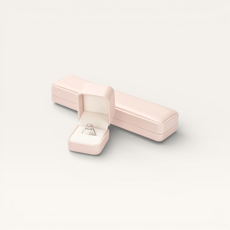 Écrin pour bague rose