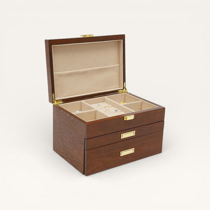 Boîte à bijoux en noyer