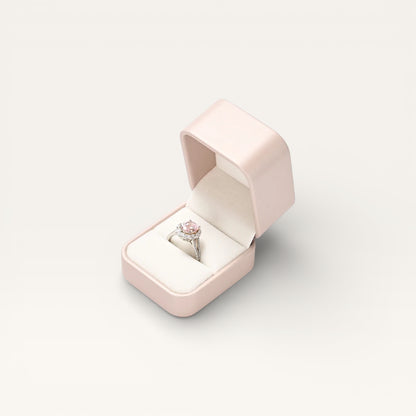 Écrin pour bague rose