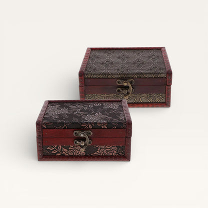 Boîte à Bijoux ancienne en bois