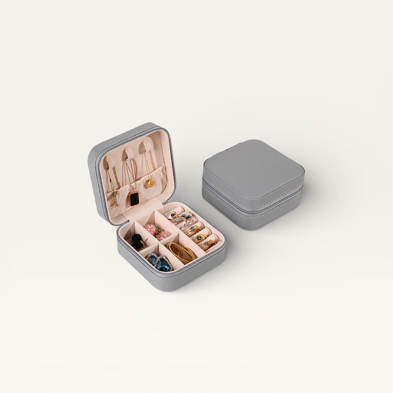 Boîte à bijoux de voyage compact