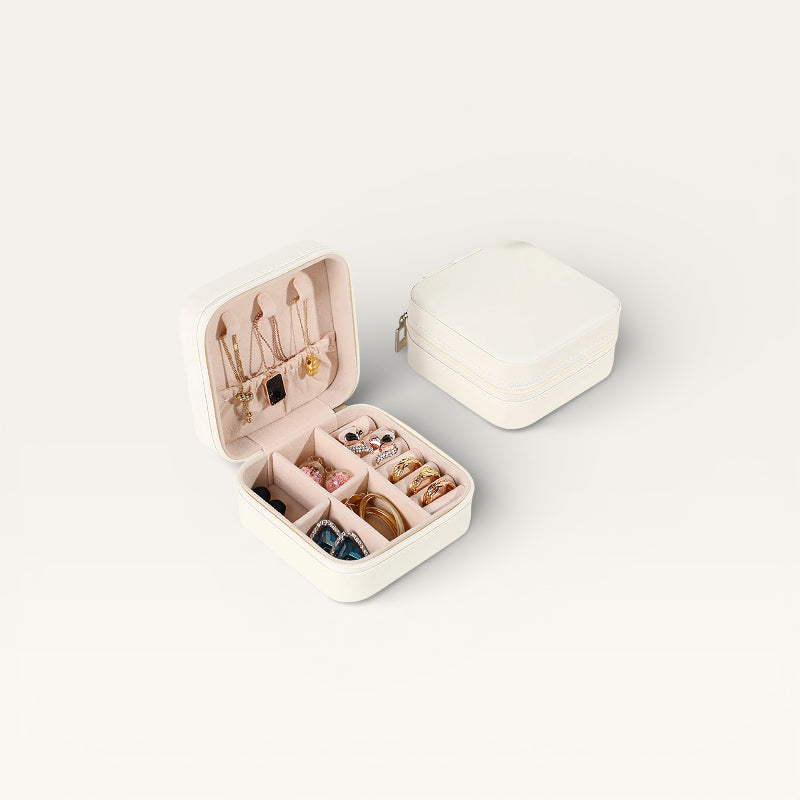 Boîte à bijoux de voyage compact